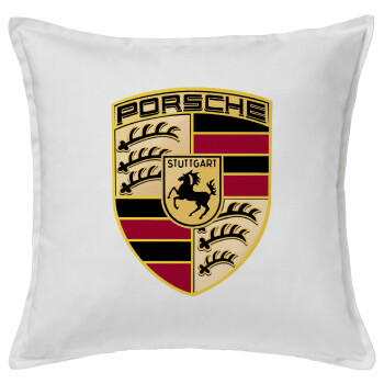 Porsche, Sofa cushion White 50x50cm includes filling