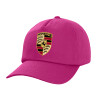 Children's Baseball Cap, 100% Cotton Twill, Fuchsia (COTTON, CHILDREN'S, UNISEX, ONE SIZE)