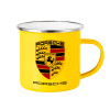 Yellow Enamel Metallic Cup 360ml