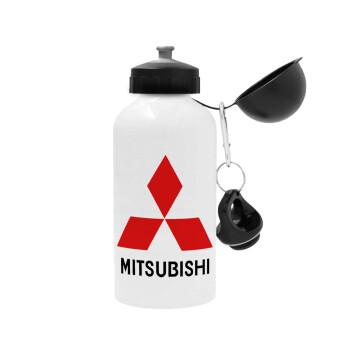 mitsubishi, Μεταλλικό παγούρι νερού, Λευκό, αλουμινίου 500ml