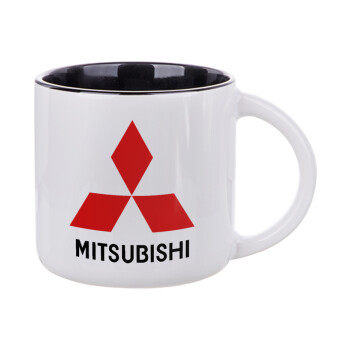 mitsubishi, Κούπα κεραμική 400ml Λευκή/Μαύρη