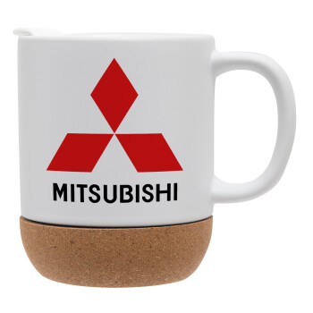 mitsubishi, Κούπα, κεραμική με βάση φελού και καπάκι (ΜΑΤ), 330ml (1 τεμάχιο)