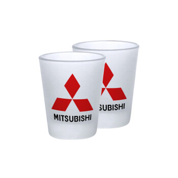 mitsubishi, Σφηνοπότηρα γυάλινα 45ml του πάγου (2 τεμάχια)