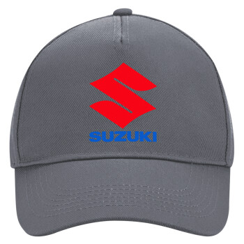 SUZUKI, Ultimate Adult Hat Grey, (100% COTTON DRILL, ADULT, UNISEX, ONE SIZE)