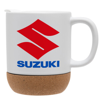 SUZUKI, Ceramic coffee mug Cork (MAT), 330ml (1pcs)