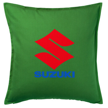 SUZUKI, Sofa cushion Green 50x50cm includes filling