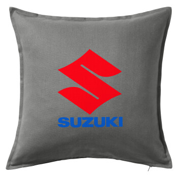 SUZUKI, Sofa cushion Grey 50x50cm includes filling