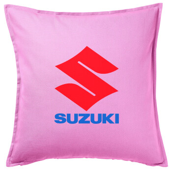SUZUKI, Sofa cushion Pink 50x50cm includes filling