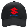 Adult Ultimate Hat BLACK, (100% COTTON DRILL, ADULT, UNISEX, ONE SIZE)