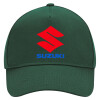 Adult Ultimate Hat GREEN, (100% COTTON DRILL, ADULT, UNISEX, ONE SIZE)