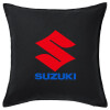 Sofa cushion black 50x50cm includes filling