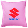 Sofa cushion Pink 50x50cm includes filling