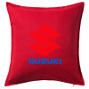 Sofa cushion RED 50x50cm includes filling