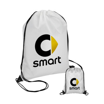 smart, Τσάντα πουγκί με μαύρα κορδόνια (1 τεμάχιο)