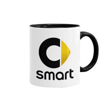 smart, Mug colored black, ceramic, 330ml