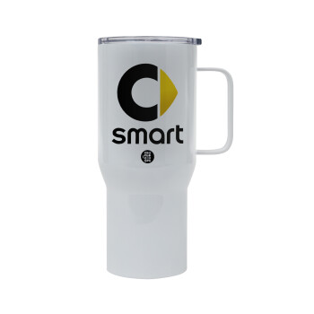 smart, Mega Stainless steel Tumbler with lid, double wall 750L