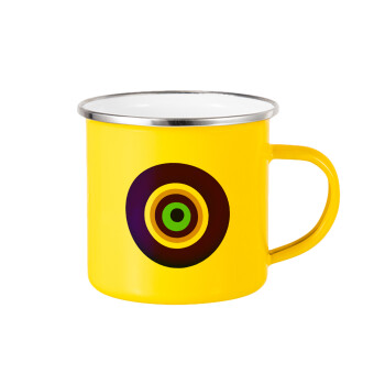 Το μάτι, Yellow Enamel Metallic Cup 360ml