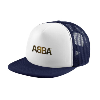 ABBA, Καπέλο Ενηλίκων Soft Trucker με Δίχτυ Dark Blue/White (POLYESTER, ΕΝΗΛΙΚΩΝ, UNISEX, ONE SIZE)