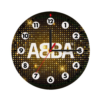 ABBA, Wooden wall clock (20cm)