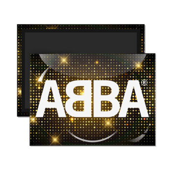 ABBA, Ορθογώνιο μαγνητάκι ψυγείου διάστασης 9x6cm