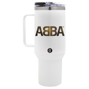 ABBA, Mega Stainless steel Tumbler with lid, double wall 1,2L