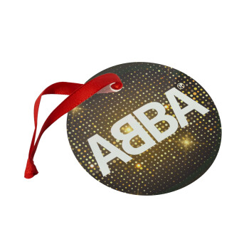 ABBA, Christmas ornament glass 9cm