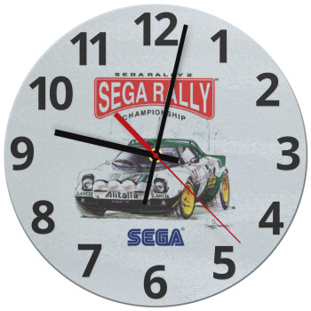 SEGA RALLY 2, Ρολόι τοίχου γυάλινο (30cm)