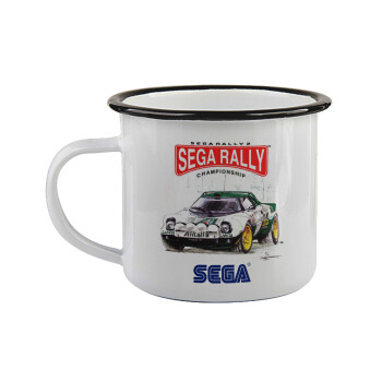 SEGA RALLY 2, Κούπα εμαγιέ με μαύρο χείλος 360ml