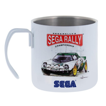 SEGA RALLY 2, Κούπα Ανοξείδωτη διπλού τοιχώματος 400ml