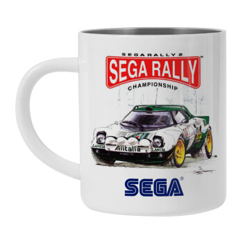 SEGA RALLY 2, Κούπα Ανοξείδωτη διπλού τοιχώματος 450ml