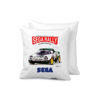 SEGA RALLY 2, Sofa cushion 40x40cm includes filling