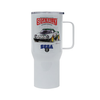 SEGA RALLY 2, Mega Stainless steel Tumbler with lid, double wall 750L