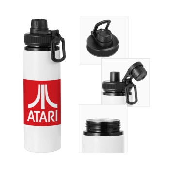 atari, Metal water bottle with safety cap, aluminum 850ml