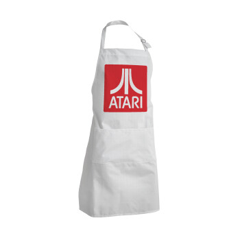 atari, Adult Chef Apron (with sliders and 2 pockets)