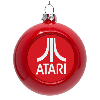 atari, Στολίδι Χριστουγεννιάτικη μπάλα δένδρου Κόκκινη 8cm