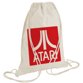 atari, Backpack bag GYMBAG natural (28x40cm)