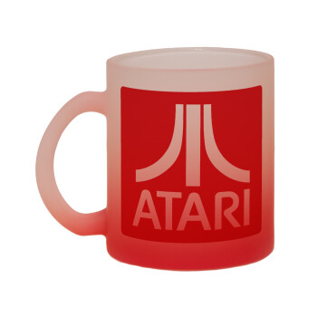 atari, Κούπα γυάλινη δίχρωμη με βάση το κόκκινο ματ, 330ml