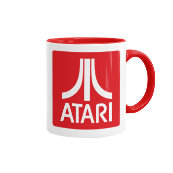 atari, Mug colored red, ceramic, 330ml