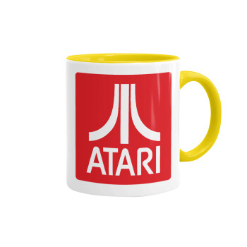 atari, Mug colored yellow, ceramic, 330ml