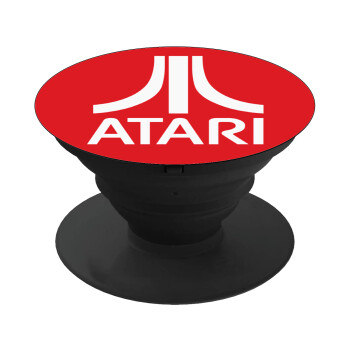 atari, Phone Holders Stand  Black Hand-held Mobile Phone Holder