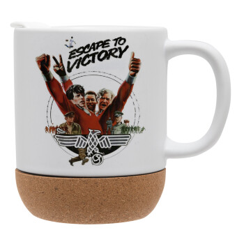 Escape to victory, Ceramic coffee mug Cork (MAT), 330ml (1pcs)