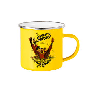 Escape to victory, Yellow Enamel Metallic Cup 360ml