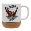 Ceramic coffee mug Cork (MAT), 330ml (1pcs)