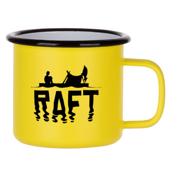 raft, Κούπα Μεταλλική εμαγιέ ΜΑΤ Κίτρινη 360ml