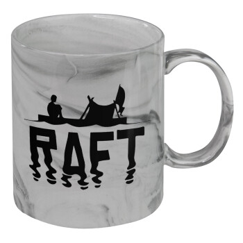 raft, Mug ceramic marble style, 330ml