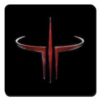 Quake 3 arena, Τετράγωνο μαγνητάκι ξύλινο 9x9cm