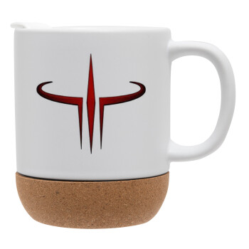 Quake 3 arena, Ceramic coffee mug Cork (MAT), 330ml (1pcs)