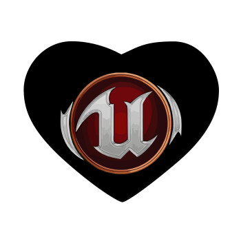 Unreal, Mousepad heart 23x20cm