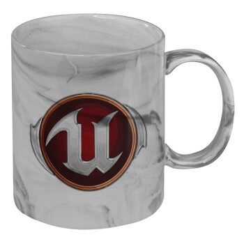 Unreal, Mug ceramic marble style, 330ml