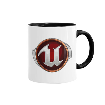 Unreal, Mug colored black, ceramic, 330ml